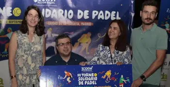 El III Torneo de Pádel Solidario recauda 5.365 euros para facilitar terapias acuáticas a personas con discapacidad