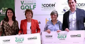El V Torneo de Golf Solidario del COFM recauda 6.040 euros para las organizaciones farmaSOLIDARIA y Manos Unidas