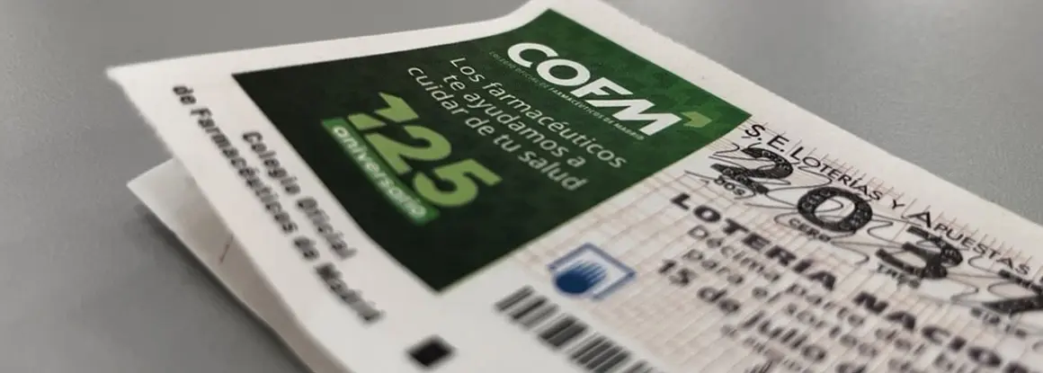 Loterías conmemora el 125 aniversario del Colegio de Farmacéuticos de Madrid en el sorteo del próximo 15 de julio