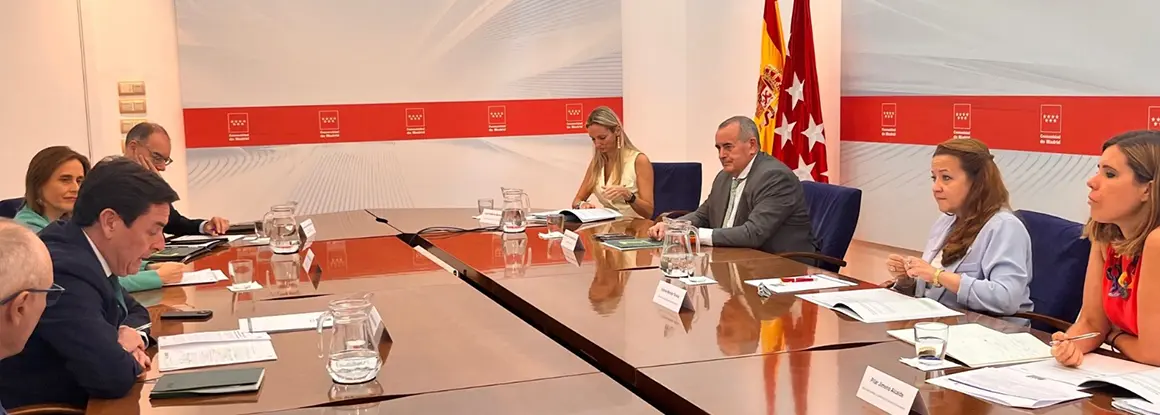 Primera reunión institucional entre la nueva consejera de Sanidad de Madrid y el presidente de los farmacéuticos madrileños
