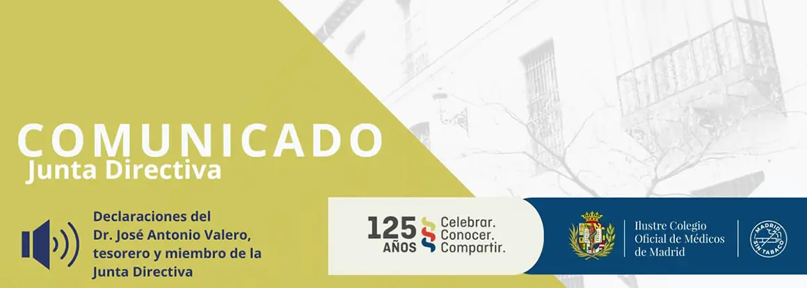 Apoyo del COFM a la Junta Directiva del Colegio de Médicos de Madrid ante las amenazas recibidas