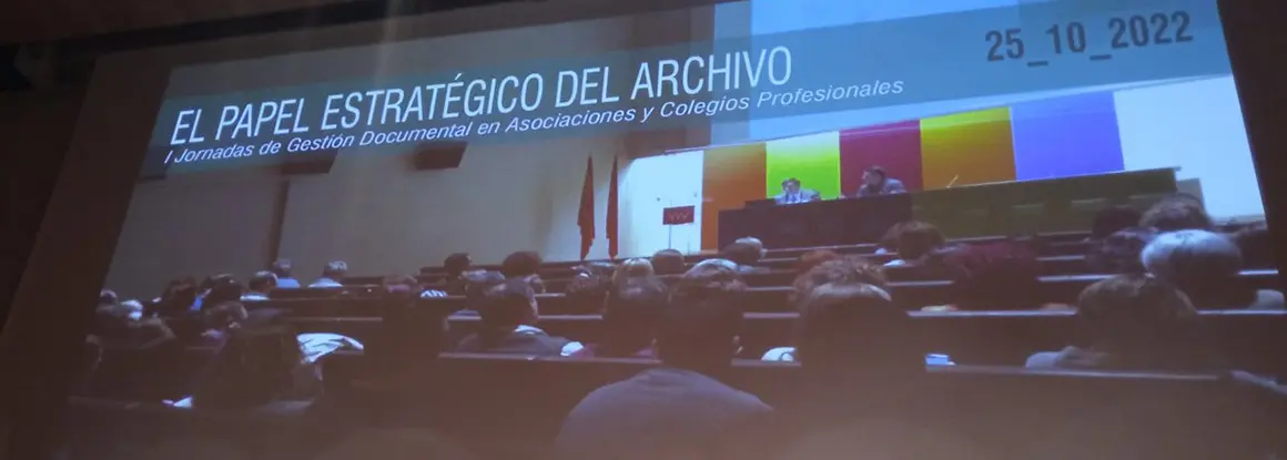El COFM participa en la I Jornada de Gestión Documental en Asociaciones y Colegios Profesionales