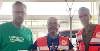 El equipo de trabajo de Farmacéuticos Sin Fronteras en Ucrania recibe la medalla al Mérito Militar del ejército ucraniano