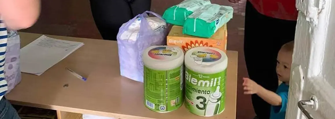 FSFE envía a Ucrania ocho toneladas de productos para alimentación infantil donados por la Fundación Ordesa
