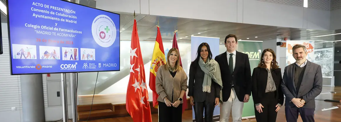 Villacís destaca que la alianza de ‘Madrid Te Acompaña’ con las farmacias es un “antídoto contra la soledad no deseada”