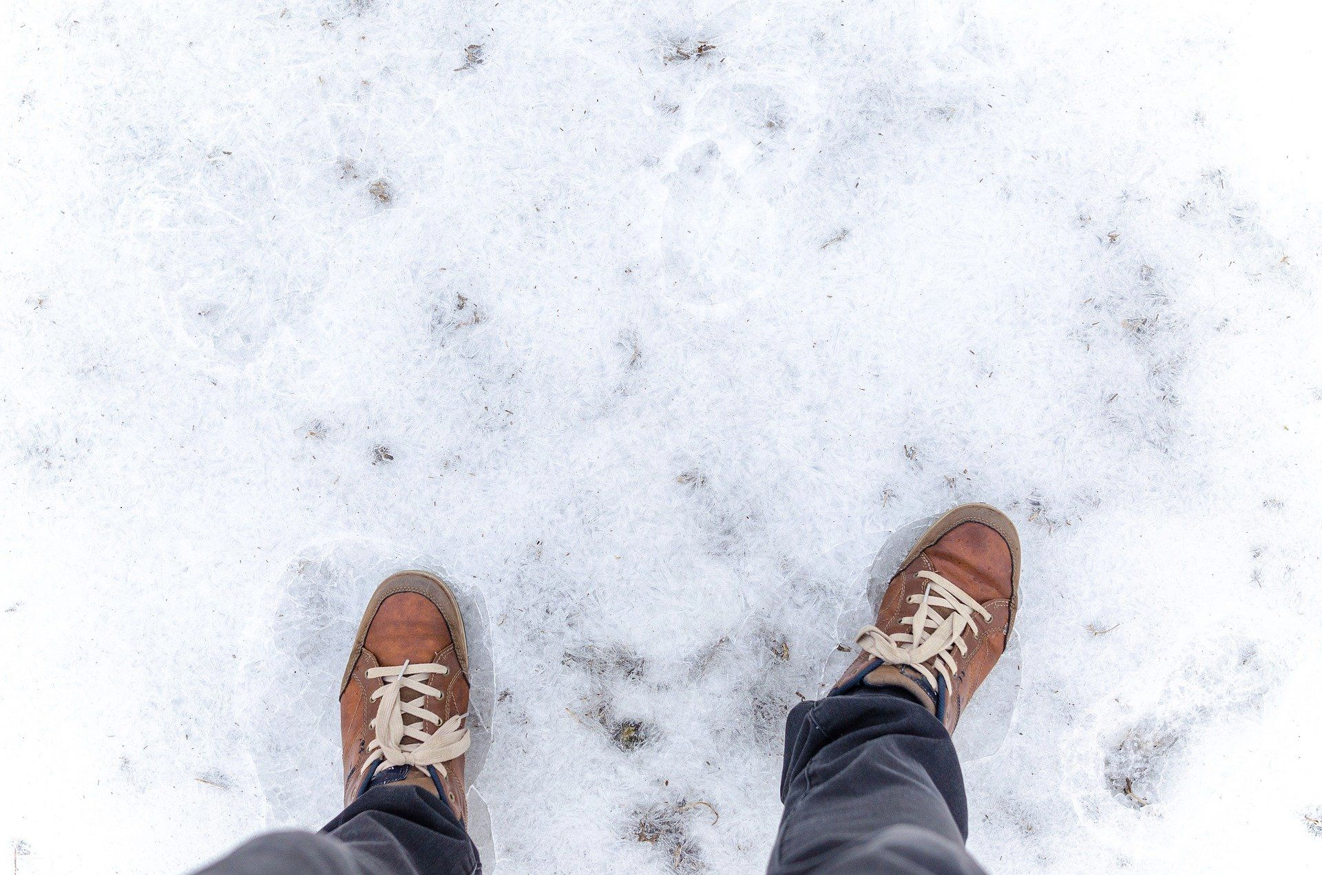 ¿Cómo caminar sobre el hielo?