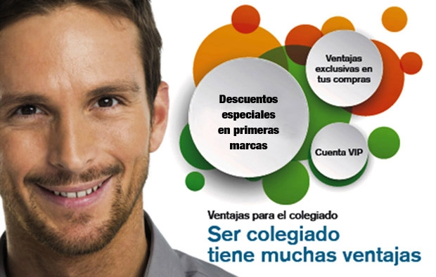 Nuevas ventajas y descuentos por ser colegiado