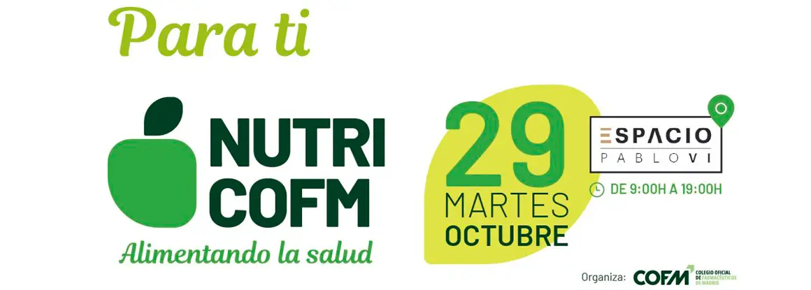 NUTRICOFM conecta la alimentación y la salud a través del consejo nutricional experto del farmacéutico