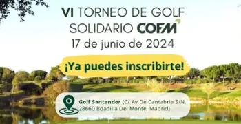 El COFM celebrará el 17 de junio el VI Torneo Solidario de Golf