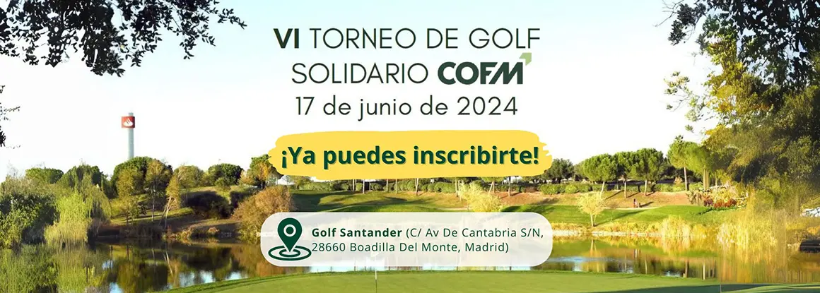 El COFM celebrará el 17 de junio el VI Torneo Solidario de Golf