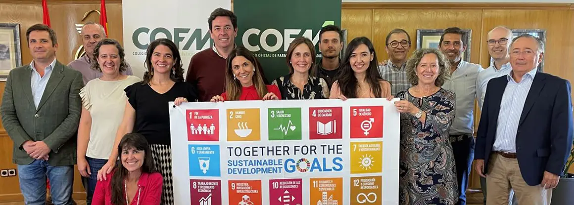 El Colegio de Farmacéuticos de Madrid alza la bandera de los ODS