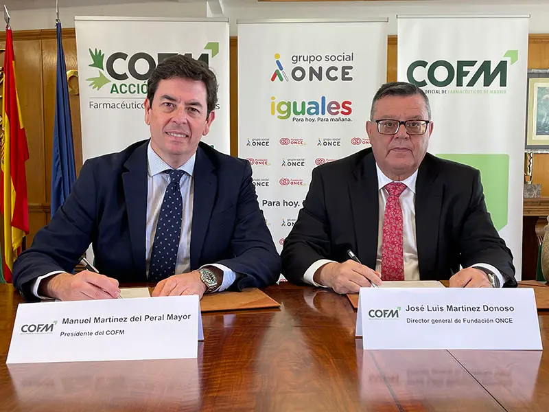 Firma convenio de COFM y Fundación ONCE