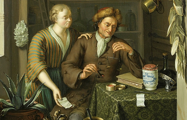 ¿Representa el cuadro “El farmacéutico” de Frans van Mieris la esencia de la profesión?