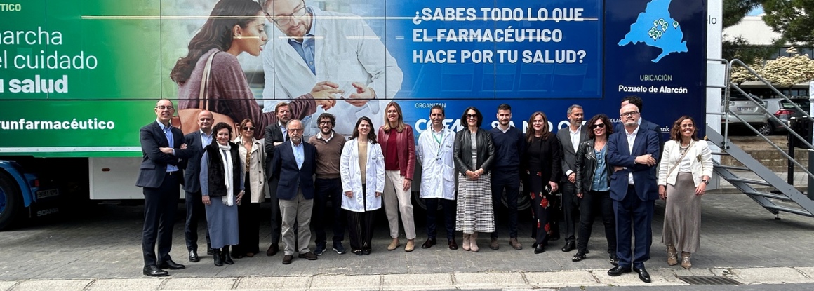 La campaña '#Aquíhayunfarmacéutico… en marcha' acerca los servicios profesionales a los vecinos de Pozuelo de Alarcón