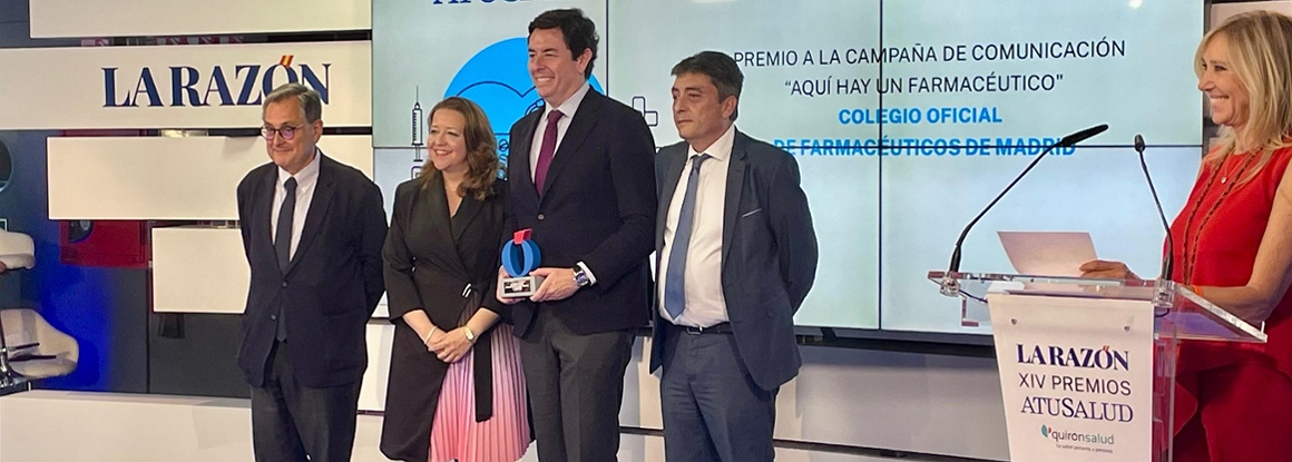 La campaña para impulsar los servicios farmacéuticos, premio ‘A Tu Salud’