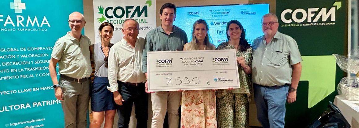 Éxito del VII Torneo de Golf Solidario del COFM con recaudación récord de más de 7.500 euros