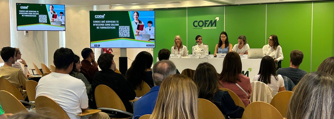 El Colegio acerca a centenares de farmacéuticos las salidas profesionales que ofrece la Administración