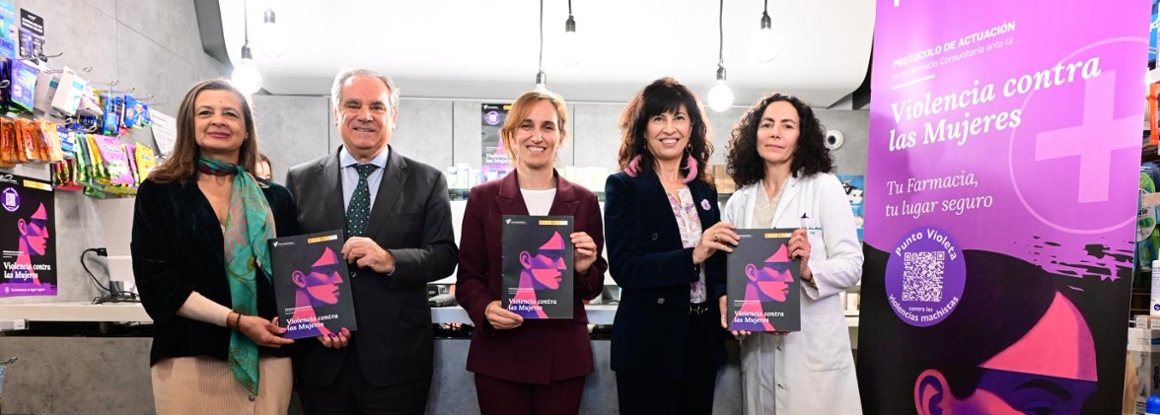 Un nuevo protocolo de acción consolida a las farmacias comunitarias como aliadas frente a la violencia contra las mujeres