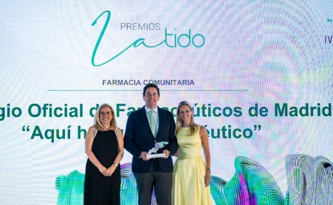 El COFM recibe el Premio Latido 2026 por la campaña “Aquí hay un farmacéutico... en marcha”